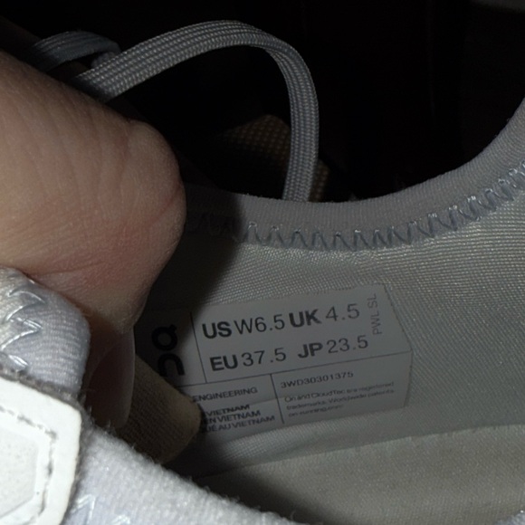 On Running Women's Sneakers - White and Blue - Picture 10 of 13